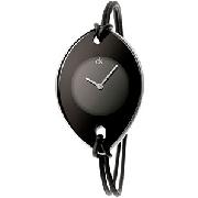 CK Calvin Klein K3323330 Suspension View Women's Watch, Black