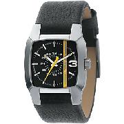 Diesel DZ1089 Black Leather Strap Men's Watch