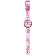 Flik Flak Dancing Mouse Girls' Watch, Pink