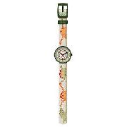 Flik Flak Funny Dino Boys' Watch, Green and Beige