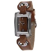 Fossil Brown Strap Women's Watch, ES1121