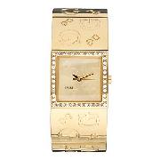 Guess 80340L1 G Dial Women's Watch, Gold