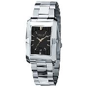 Kenneth Cole KC3674 Reaction Men's Black Rectangular Dial Watch