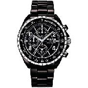 Police Chunky Chronograph Men's Watch, Black, 10962JSB/02M