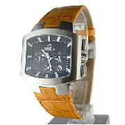 Breil Mens Leather Style Watch