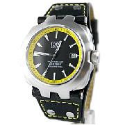 Caterpillar Yellow Steel Watch