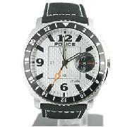 Police Silver Sub Techno Watch