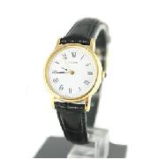 Pulsar Ladies Leather Gold-Tone Watch