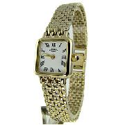 Rotary Ladies Gold Plated Watch