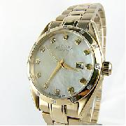 Rotary Rocks Ladies Gold Plated Watch