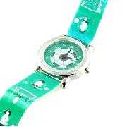 Sekonda Childrens Green Footballer Watch