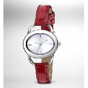 Oval Buckle Strap Watch