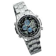 Accurist Gents Quartz Analogue/Digital Chronograph Watch