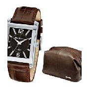 Ben Sherman Gents Quartz Analogue Watch and Washbag Set