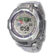 Casio Gents Pro Trek Solar Triple Sensor Combi Watch