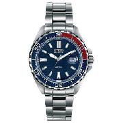 Citizen Gents Eco-Drive Stainless Steel Sports Watch