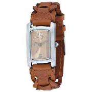 Identity Ladies Woven Strap Watch