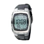 Lorus Gents LCD Resin Strap Watch