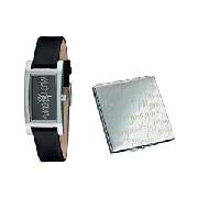 Morgan Ladies Compact and Watch Set