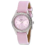 Oasis Ladies Pink Leather Strap Watch