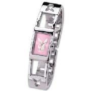 Playboy Ladies Chrome Bracelet Watch