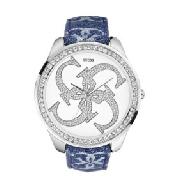 Guess I10158L1 Ladies G Logo Denim Strap Watch