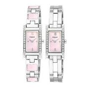 Pulsar - Women's Pink Dial and Reversible Bracelet Watch