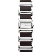 Rocha.John Rocha - Women's Rectangular Dial with Brown Bracelet Strap Watch