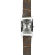 Infinite - Women's Rectangular Dial with Brown Mock Croc Strap Watch