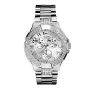 Guess by Marciano - Women's Round Crystal Dial and Polished Bracelet Watch
