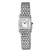 Seiko - Women's Square White Dial with Multi Linked Bracelet Watch