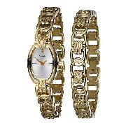 Accurist Bracelet Watch with Matching Bracelet