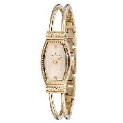 Anne Klein Ladies' Champagne Dial Semi-Bangle Watch