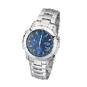 Casio Men's Blue Dial Chronograph Bracelet Watch
