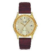 Citizen Men's Leather Strap Dress Watch