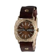 Diesel Ladies' Brown Dial Brown Leather Strap Watch