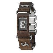 Diesel Ladies' Brown Logo Watch