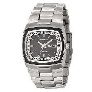 Diesel Men's Black and White Bracelet Watch