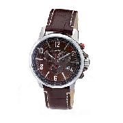 DKNY Men's Brown Leather Strap Watch