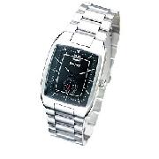 DKNY Men's Rectangular Black Dial Bracelet Watch