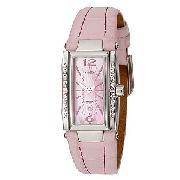 Ellesse Ladies' Pink Mother-Of-Pearl Stone-Set Watch