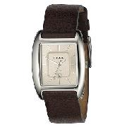 Fossil Men's Leather Strap Watch