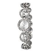 Guess G-Link Stone-Set Bracelet Watch