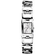 Guess Ladies' Silver Open Link Bracelet Watch