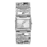 Guess Ladies' Stainless Steel Logo Bracelet Watch