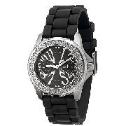 Guess Ladies' Stone-Set Watch