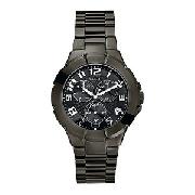 Guess Rush Men's Round Black Dial Bracelet Watch