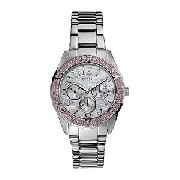 Guess Zippy Ladies' Mother of Pearl Bracelet Watch