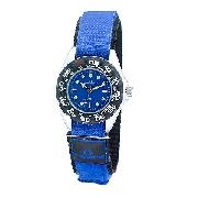Jk Child's Predator Blue Velcro Strap Watch