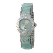 Kahuna Ladies' Aqua Velcro Strap Watch